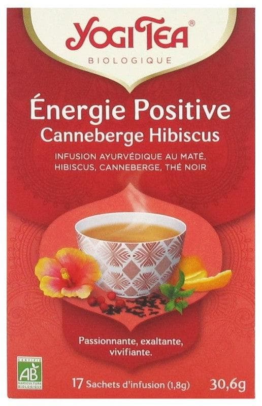Yogi Tea Positive Energy Cranberry Hibiscus Organic 17 Sachets