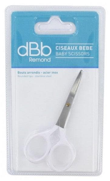 dBb Remond - Baby Scissors Rounded Tips - Colour: White